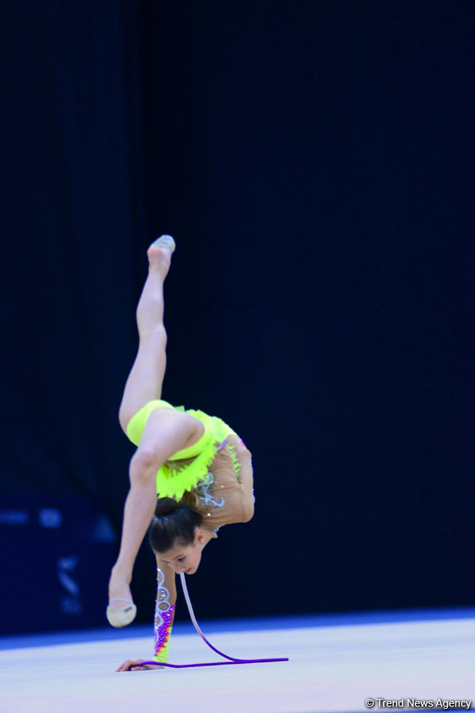 Стартовал третий день соревнований 25-го первенства Азербайджана по художественной гимнастике (ФОТО)