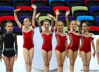 В Баку прошла церемония награждения победителей и призеров пятого Межрегионального кубка по художественной гимнастике (ФОТО)