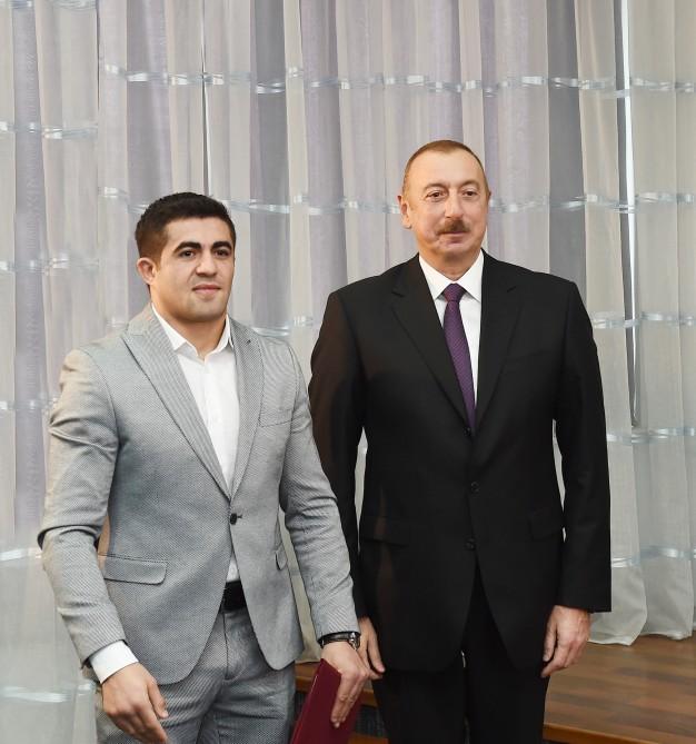 Президент Ильхам Алиев: 2018 год был очень успешным для Азербайджана, страна достигла больших успехов в том числе в области спорта (ФОТО)