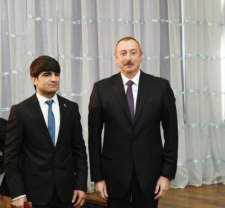 Президент Ильхам Алиев: 2018 год был очень успешным для Азербайджана, страна достигла больших успехов в том числе в области спорта (ФОТО)
