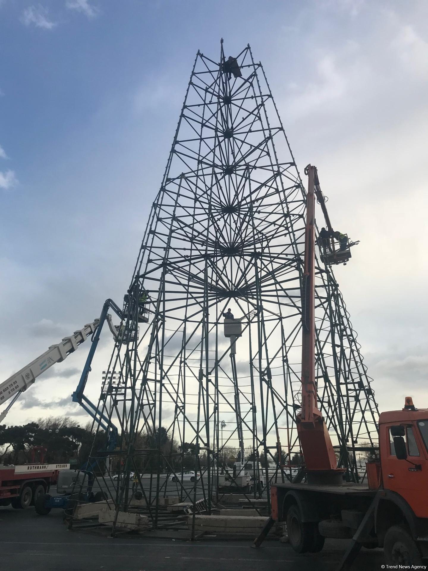 В Баку установят елку высотой в 37 метров (ФОТО)