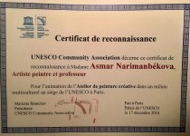 Азербайджанская художница провела мастер-класс в Париже (ФОТО)