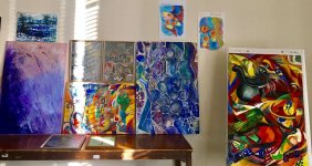 Азербайджанская художница провела мастер-класс в Париже (ФОТО)