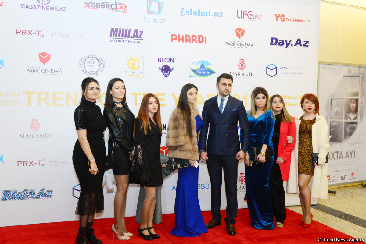 В Баку прошел гала-вечер церемонии награждения Trend of the Year 2018 (ФОТО)