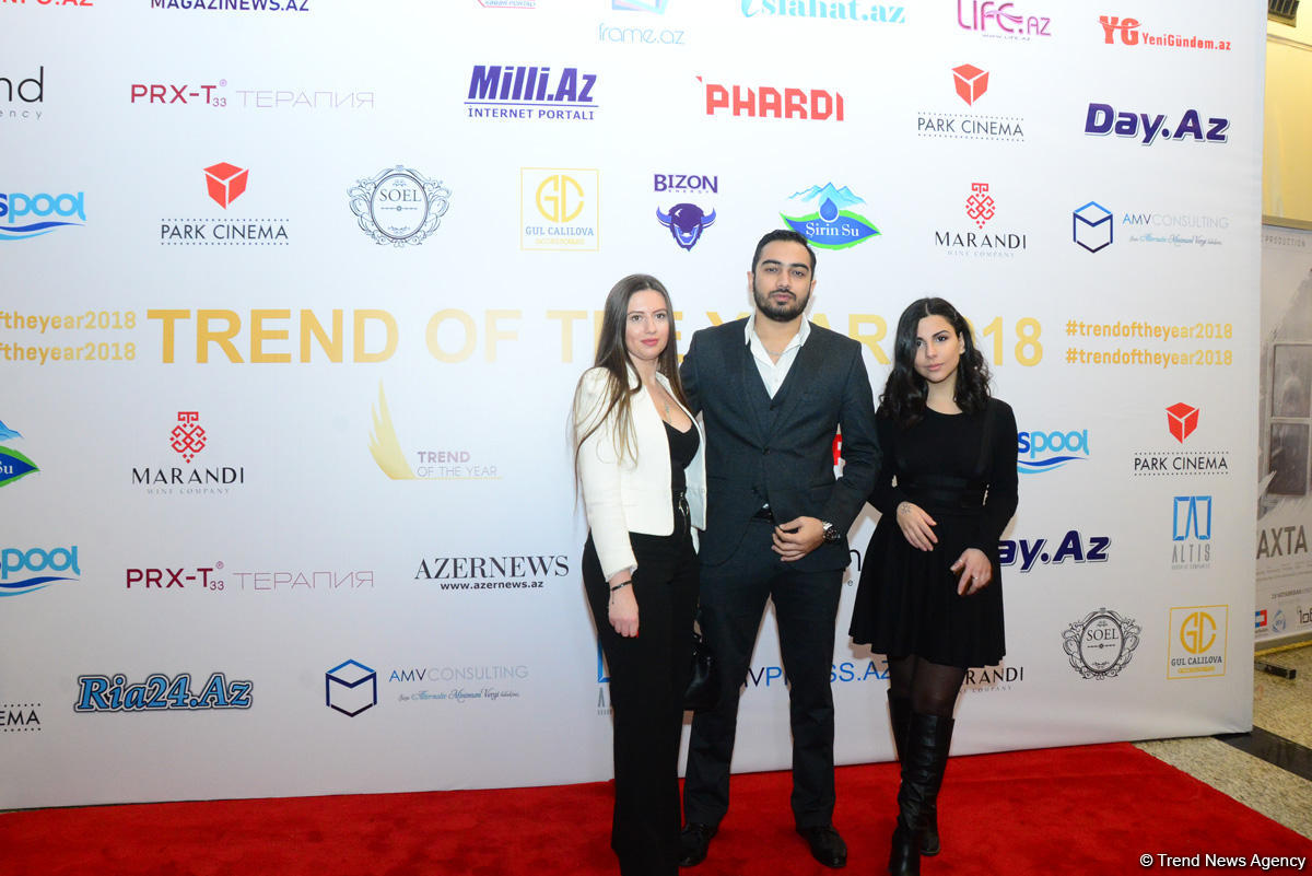 В Баку прошел гала-вечер церемонии награждения Trend of the Year 2018 (ФОТО)