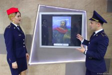 Шедевры художников в подземном переходе Бакинского метро восхитили пассажиров (ФОТО)
