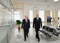 Президент Ильхам Алиев принял участие в открытии нового административного здания Бинагадинского районного суда (ФОТО)