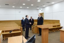 Президент Ильхам Алиев принял участие в открытии нового административного здания Бинагадинского районного суда (ФОТО)