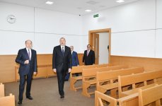 Президент Ильхам Алиев принял участие в открытии нового административного здания Бинагадинского районного суда (ФОТО)