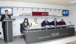 В пресс-центре АМИ Trend состоялась презентация книги «Школа самопожертвования. Мехти Гусейнзаде» (ФОТО)