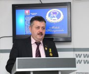 В пресс-центре АМИ Trend состоялась презентация книги «Школа самопожертвования. Мехти Гусейнзаде» (ФОТО)