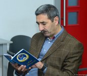 В пресс-центре АМИ Trend состоялась презентация книги «Школа самопожертвования. Мехти Гусейнзаде» (ФОТО)