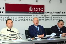 В пресс-центре АМИ Trend состоялась презентация книги «Школа самопожертвования. Мехти Гусейнзаде» (ФОТО)