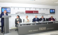 В пресс-центре АМИ Trend состоялась презентация книги «Школа самопожертвования. Мехти Гусейнзаде» (ФОТО)