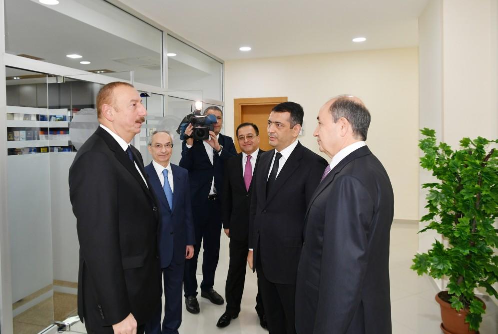 Президент Ильхам Алиев принял участие в открытии нового административного здания Бинагадинского районного суда (ФОТО)