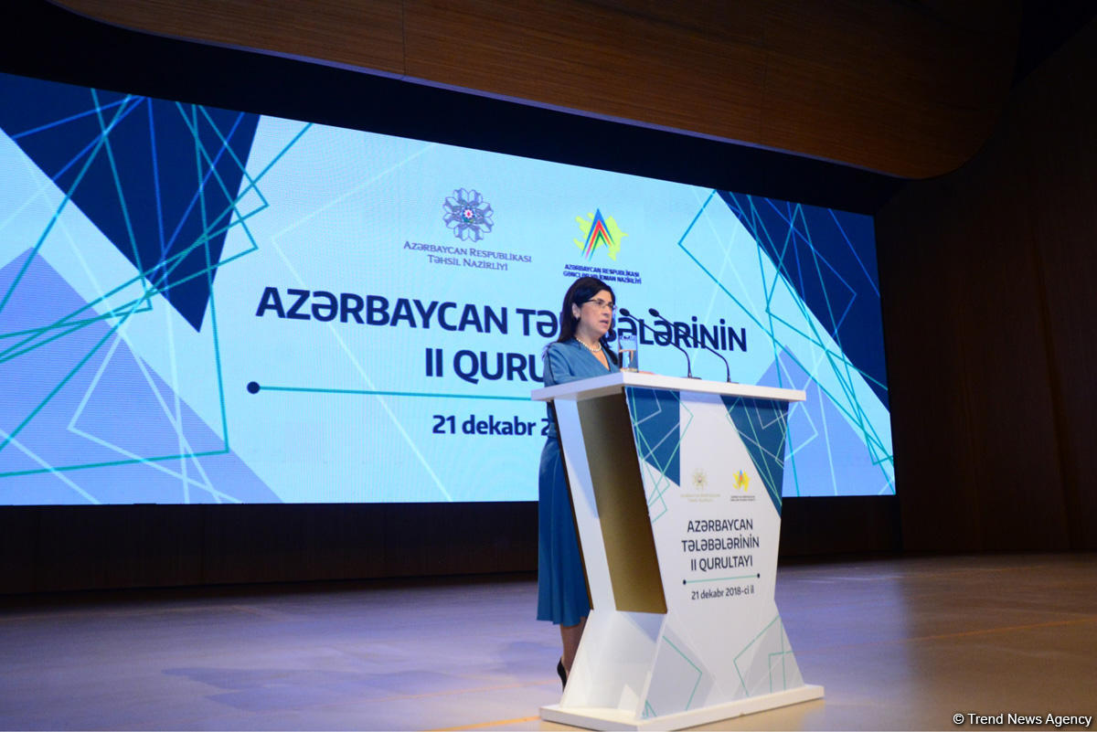 В Центре Гейдара Алиева в Баку прошел II съезд азербайджанских студентов (ФОТО)