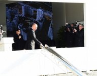 Президент Ильхам Алиев и Первая леди Мехрибан Алиева приняли участие в открытии Ясамальского жилого комплекса (ФОТО)