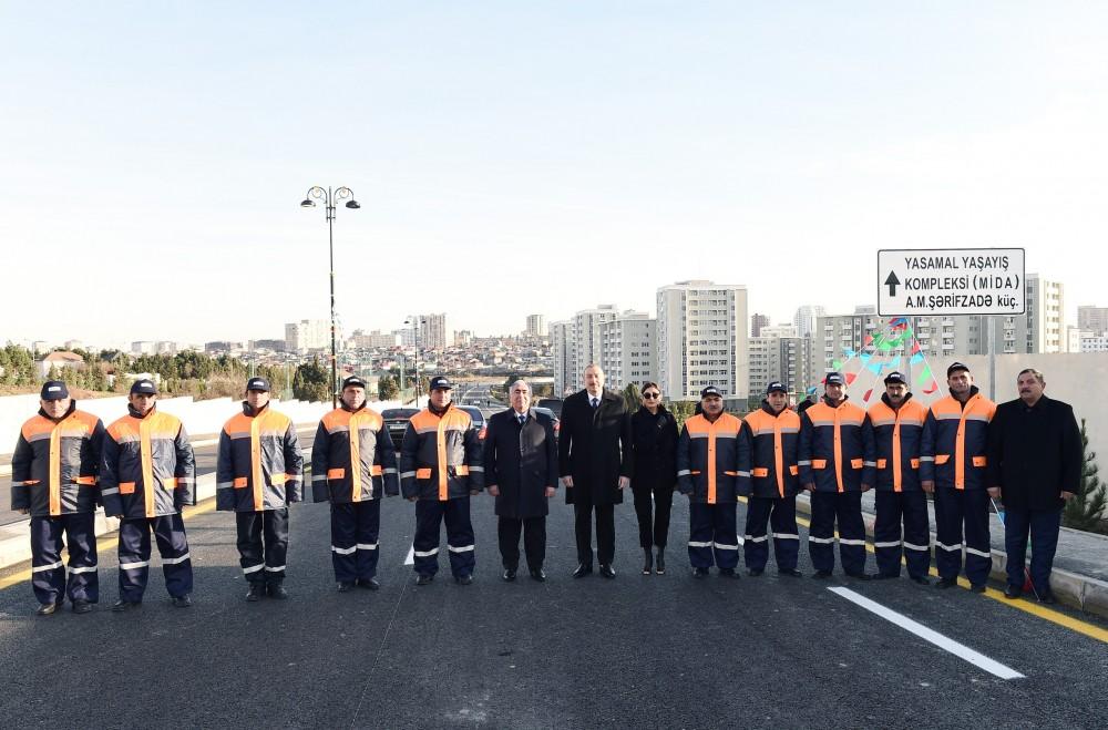 Президент Ильхам Алиев и Первая леди Мехрибан Алиева приняли участие в открытии Ясамальского жилого комплекса (ФОТО)