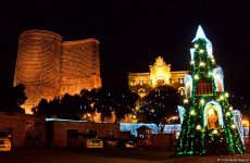 Баку в праздничном убранстве (Фотосессия)