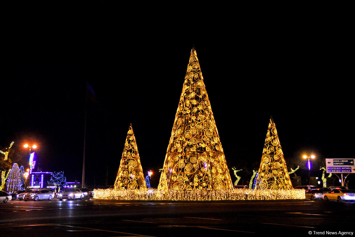 Баку в праздничном убранстве (Фотосессия)