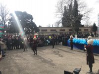 Экспресс-поезд Баку-Гянджа-Баку отправился в первый рейс (ФОТО)