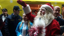 Бакинский метрополитен порадовал детей по случаю Нового года (ФОТО)