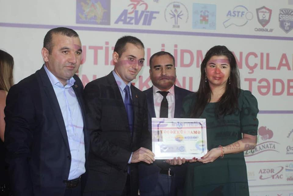 В Баку прошла церемония награждения спортсменов-аутистов по итогам 2018 года (ФОТО)