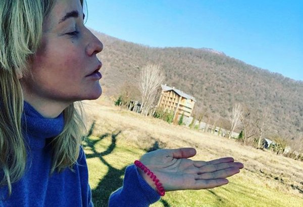 Татьяна Арно ведет здоровый образ жизни в Азербайджане (ФОТО)