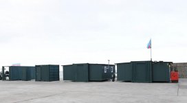 Президент Ильхам Алиев ознакомился с новым пограничным сторожевым кораблем типа “Туфан” (ФОТО)