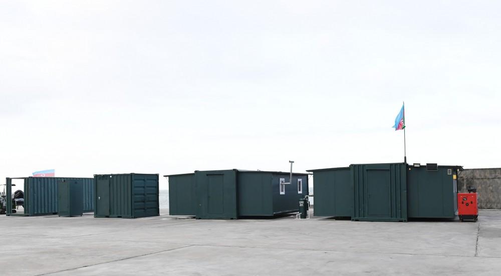 Президент Ильхам Алиев ознакомился с новым пограничным сторожевым кораблем типа “Туфан” (ФОТО)