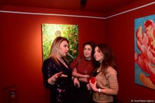 Праздник искусства: в Баку открылась выставка Фидан Алиевой "Жажда жизни" (ФОТО)