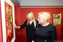 Праздник искусства: в Баку открылась выставка Фидан Алиевой "Жажда жизни" (ФОТО)
