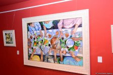 Праздник искусства: в Баку открылась выставка Фидан Алиевой "Жажда жизни" (ФОТО)