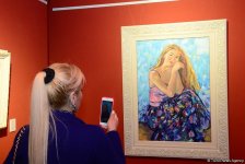 Праздник искусства: в Баку открылась выставка Фидан Алиевой "Жажда жизни" (ФОТО)