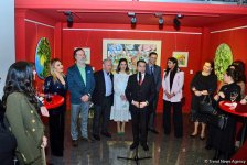 Праздник искусства: в Баку открылась выставка Фидан Алиевой "Жажда жизни" (ФОТО)