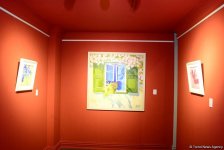 Праздник искусства: в Баку открылась выставка Фидан Алиевой "Жажда жизни" (ФОТО)