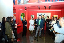 Праздник искусства: в Баку открылась выставка Фидан Алиевой "Жажда жизни" (ФОТО)