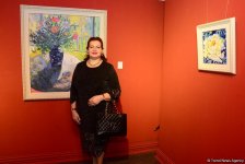 Праздник искусства: в Баку открылась выставка Фидан Алиевой "Жажда жизни" (ФОТО)