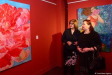 Праздник искусства: в Баку открылась выставка Фидан Алиевой "Жажда жизни" (ФОТО)