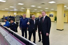 Президент Ильхам Алиев принял участие в открытии завода «SOCAR карбамид» в Сумгайыте (ФОТО)