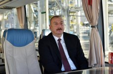 Президент Ильхам Алиев принял участие в открытии завода «SOCAR карбамид» в Сумгайыте (ФОТО)