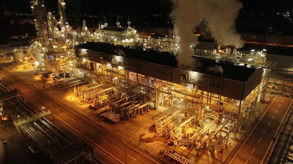 Президент Ильхам Алиев принял участие в открытии завода «SOCAR карбамид» в Сумгайыте (ФОТО)