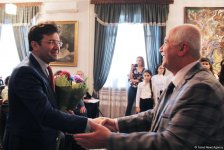 Эйюб Гулиев провел вечер с талантливыми учениками школы имени Рафига Бабаева (ВИДЕО, ФОТО)