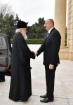 Президент Ильхам Алиев и Первая леди Мехрибан Алиева встретились с Патриархом Московским и всея Руси Кириллом (ФОТО)