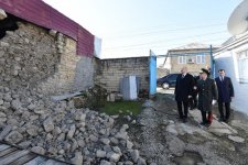 Президент Ильхам Алиев побывал в Шамахе, где произошло землетрясение (ФОТО)