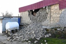 Президент Ильхам Алиев побывал в Шамахе, где произошло землетрясение (ФОТО)