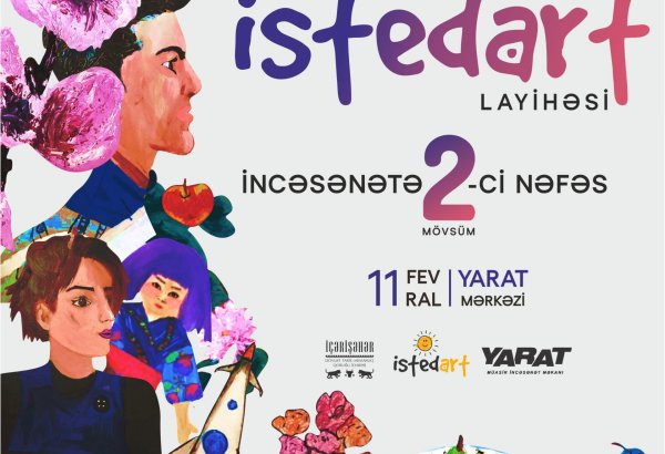 IstedArt в Баку: Творчество детей школ-интернатов и Центра реабилитации лиц с синдромом Дауна