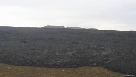 Обстановка на месте извержения грязевого вулкана в Шамахинском районе Азербайджана (ФОТО)
