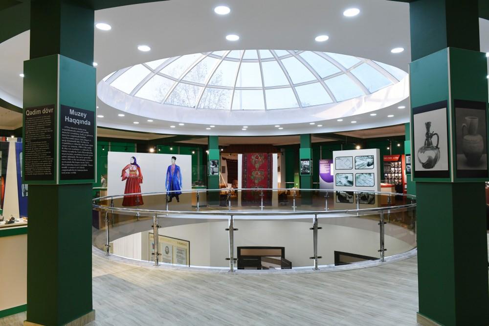 Президент Ильхам Алиев принял участие в открытии историко-краеведческого музея в Бейлагане (ФОТО)