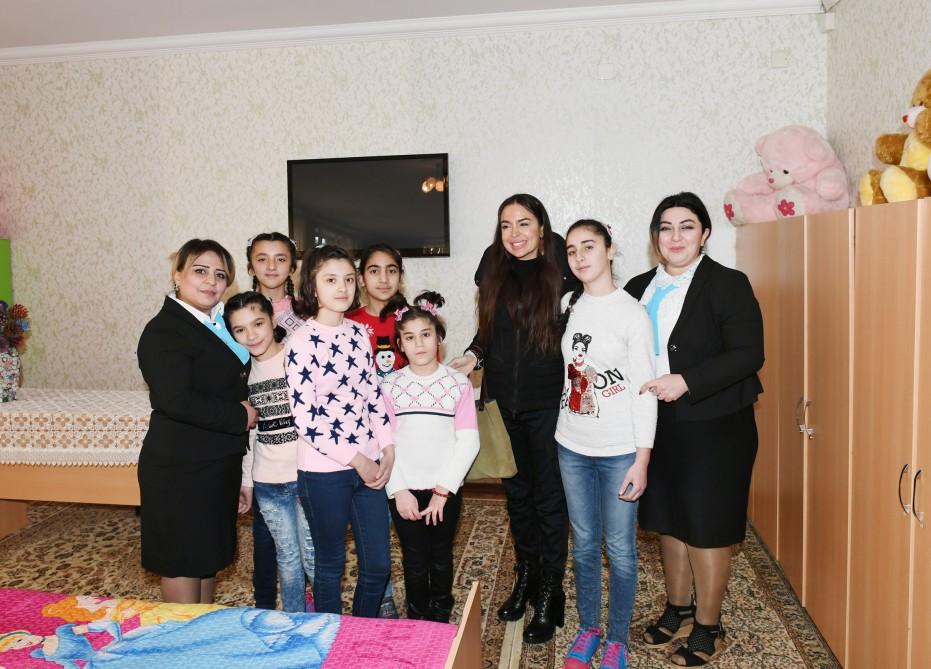 Первый вице-президент Мехрибан Алиева посетила детский дом в Гяндже (ФОТО)